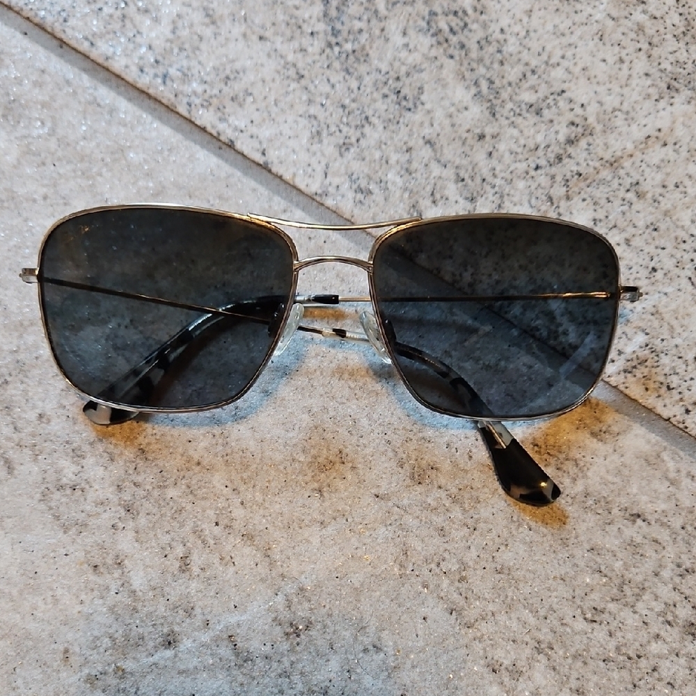 Maui Jim Silver and Black Sunglasses